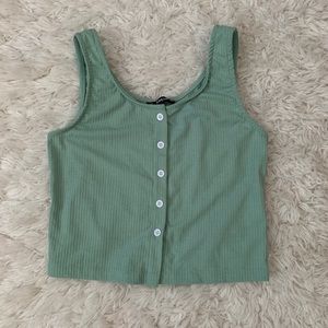 Button Up Tank Top